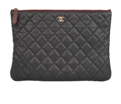 Chanel Classic Zipped Pouch, Caviar, Black, C4451P4L (2024), DB/B, 3*
